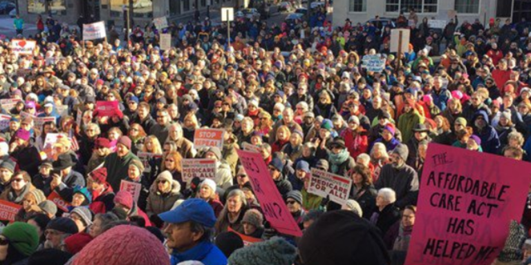 Image result for PHOTOS RALLIES FOR HEALTHCARE